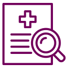 Ícone diagnóstico