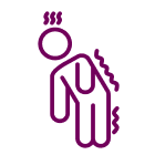 Icone mostrando onde se manisfesta a doença